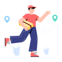 پیش‌نمایش فایل delivery-man-6299804 از پک هنرمندی
