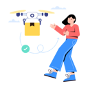 پیش‌نمایش فایل drone-delivery-6299815 از پک هنرمندی