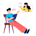 پیش‌نمایش فایل video-call-6299771 از پک هنرمندی