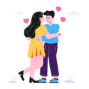 پیش‌نمایش فایل couple-hugging-each-other-6543357 از پک زوج‌های ولنتاین