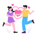 پیش‌نمایش فایل couple-in-deep-love-6543378 از پک زوج‌های ولنتاین