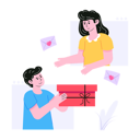 پیش‌نمایش فایل man-giving-gift-to-girlfriend-6543352 از پک زوج‌های ولنتاین
