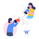 پیش‌نمایش فایل business-team-communicating-through-wire-phone-6557753 از پک فعالیت‌های تجاری