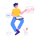 پیش‌نمایش فایل developer-working-on-code-6557763 از پک فعالیت‌های تجاری