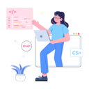 پیش‌نمایش فایل female-web-developer-going-through-code-6557764 از پک فعالیت‌های تجاری