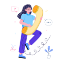 پیش‌نمایش فایل girl-calling-via-line-phone-6557751 از پک فعالیت‌های تجاری
