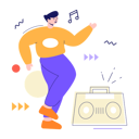 پیش‌نمایش فایل man-dancing-6673421 از پک تعاملی