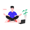 پیش‌نمایش فایل boy-doing-yoga-6706299 از پک مدیتیشن