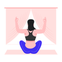 پیش‌نمایش فایل happy-girl-doing-yoga-6706277 از پک مدیتیشن