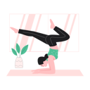 پیش‌نمایش فایل happy-woman-doing-stretching-6706310 از پک مدیتیشن
