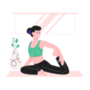 پیش‌نمایش فایل happy-woman-doing-yoga-6706280 از پک مدیتیشن