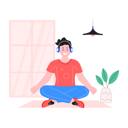 پیش‌نمایش فایل male-trainer-doing-yoga-6706297 از پک مدیتیشن