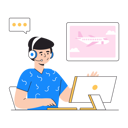 پیش‌نمایش فایل airport-customer-service-6711194 از پک کسب‌وکار و سفر