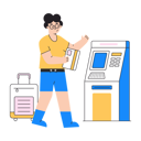 پیش‌نمایش فایل tourist-withdraw-money-at-atm-6711200 از پک کسب‌وکار و سفر