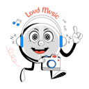 پیش‌نمایش فایل loud-music-7504431 از پک دوربین