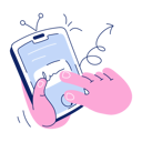 پیش‌نمایش فایل chatting-on-mobile-10295508 از پک آژانس خلاق