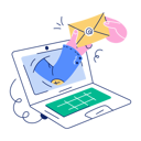 پیش‌نمایش فایل online-email-10352051 از پک کسب‌وکار و بازاریابی