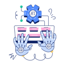 پیش‌نمایش فایل ai-typing-10636597 از پک هوش مصنوعی (AI)