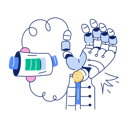 پیش‌نمایش فایل robot-battery-10636627 از پک هوش مصنوعی (AI)