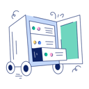 پیش‌نمایش فایل server-rack-10700689 از پک توسعه وب