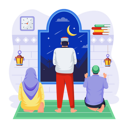 پیش‌نمایش فایل family-is-offering-salah-together-11129995 از پک رمضان