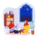 پیش‌نمایش فایل girl-is-learning-quran-11129971 از پک رمضان