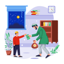 پیش‌نمایش فایل islamic-man-is-giving-money-donation-11129993 از پک رمضان