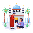 پیش‌نمایش فایل islamic-man-is-giving-zakat-11129956 از پک رمضان