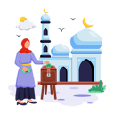 پیش‌نمایش فایل islamic-woman-is-doing-muslim-charity-11129974 از پک رمضان