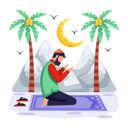 پیش‌نمایش فایل man-is-offering-salah-at-beach-11129994 از پک رمضان