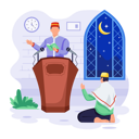 پیش‌نمایش فایل people-are-attending-friday-sermon-11129960 از پک رمضان