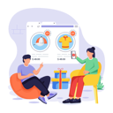 پیش‌نمایش فایل couple-doing-clothes-shopping-11763722 از پک دوشنبه سایبری پویانمایی