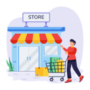 پیش‌نمایش فایل man-visits-store-for-clothes-shopping-11763709 از پک دوشنبه سایبری پویانمایی