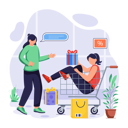پیش‌نمایش فایل woman-doing-digital-shopping-for-her-dress-11763666 از پک دوشنبه سایبری پویانمایی
