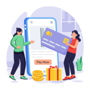 پیش‌نمایش فایل woman-doing-online-payment-11763726 از پک دوشنبه سایبری پویانمایی