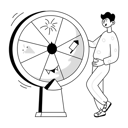 پیش‌نمایش فایل boy-playing-with-party-wheel-11760629 از پک جشن و جشنواره