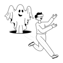 پیش‌نمایش فایل vr-ghost-scared-the-boy-11855318 از پک فناوری متاورس