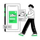 پیش‌نمایش فایل man-doing-mobile-shopping-11938093 از پک بازاریابی محصول