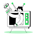 پیش‌نمایش فایل man-doing-tv-advertising-11938103 از پک بازاریابی محصول