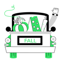 پیش‌نمایش فایل girl-with-harvest-cart-11932913 از پک روز شکرگزاری