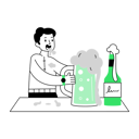 پیش‌نمایش فایل man-preparing-beer-at-drinking-beer-11932866 از پک روز شکرگزاری