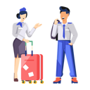 پیش‌نمایش فایل airline-staff-12148712 از پک رزرو بلیط هواپیما