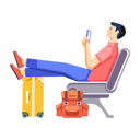 پیش‌نمایش فایل passenger-waiting-for-flight-12148707 از پک رزرو بلیط هواپیما