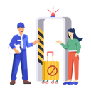 پیش‌نمایش فایل passenger-with-confiscated-items-at-airport-12148726 از پک رزرو بلیط هواپیما