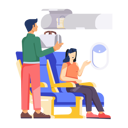 پیش‌نمایش فایل passengers-putting-luggage-in-compartment-12148706 از پک رزرو بلیط هواپیما