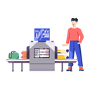 پیش‌نمایش فایل person-collecting-luggage-at-terminal-12148700 از پک رزرو بلیط هواپیما