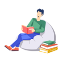 پیش‌نمایش فایل boy-reading-book-12189721 از پک تاجران و مدیران