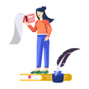 پیش‌نمایش فایل girl-reading-list-12189716 از پک تاجران و مدیران