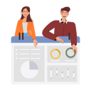 پیش‌نمایش فایل business-metrics-discussed-in-team-meeting-12214906 از پک سهام