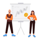 پیش‌نمایش فایل team-discusses-financial-presentation-12214924 از پک سهام